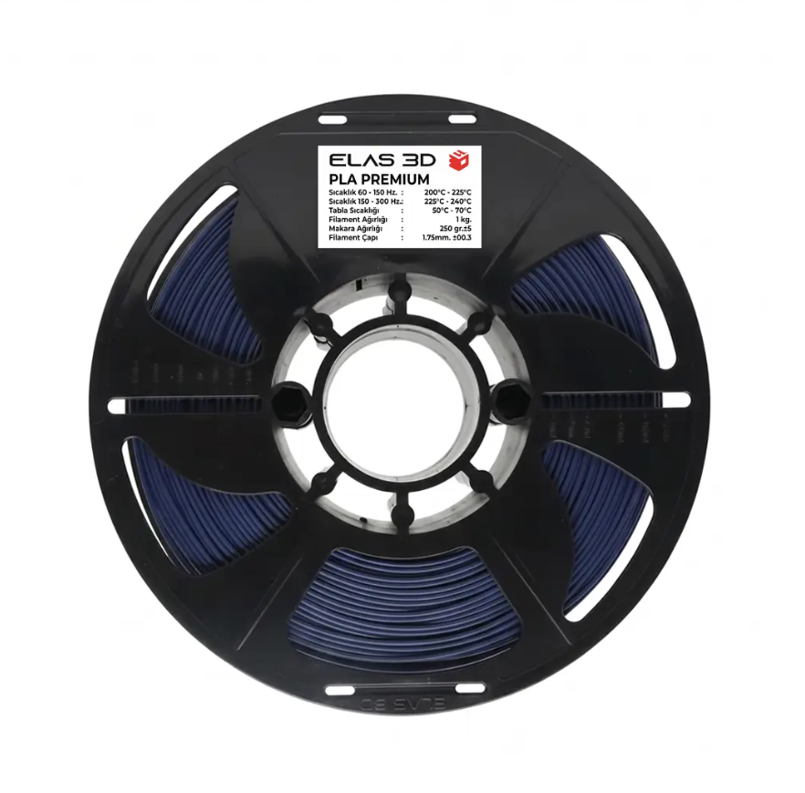 Elas 1.75mm Lacivert  PLA Premium Filament