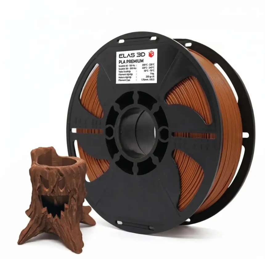 ELAS 1.75mm Kahverengi PLA Premium Filament