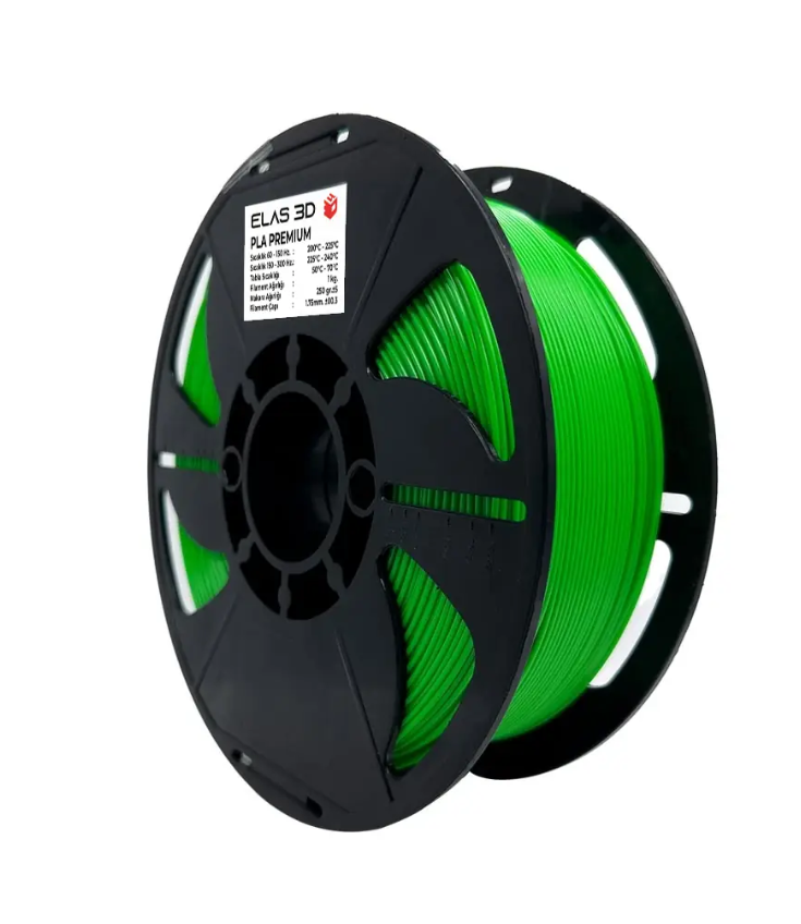 ELAS 1.75mm Fıstık Yeşili PLA Premium Filament