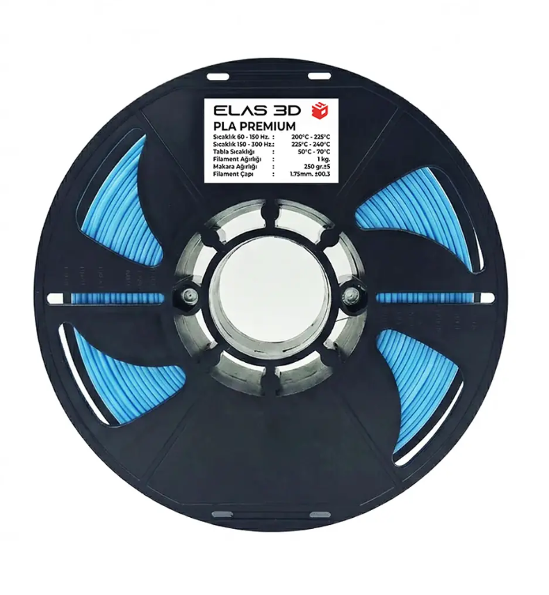 ELAS 1.75mm Açık Mavi PLA Premium Filament