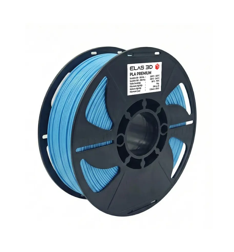 ELAS 1.75mm Açık Mavi PLA Premium Filament
