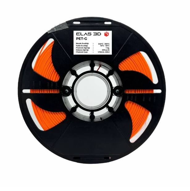 ELAS 1.75mm Turuncu PET-G Filament